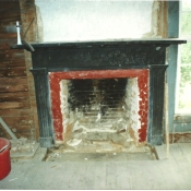 Upstairs fireplace